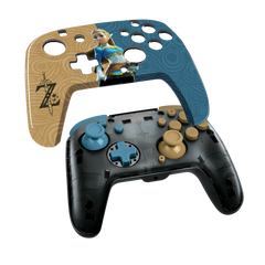 Mando Pdp Faceoff Deluxe Audio Wired Controller Zelda Breath ( Switch 2 / Oled )