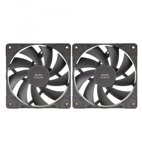 Kit 2 Ventiladores Auxiliar Mfprox2 Negro Mars Gaming