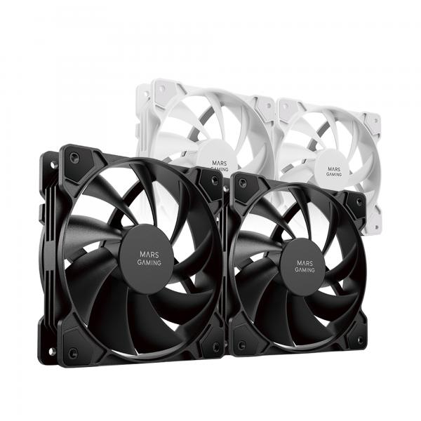 Kit 2 Ventiladores Auxiliar Mfprox2 Negro Mars Gaming
