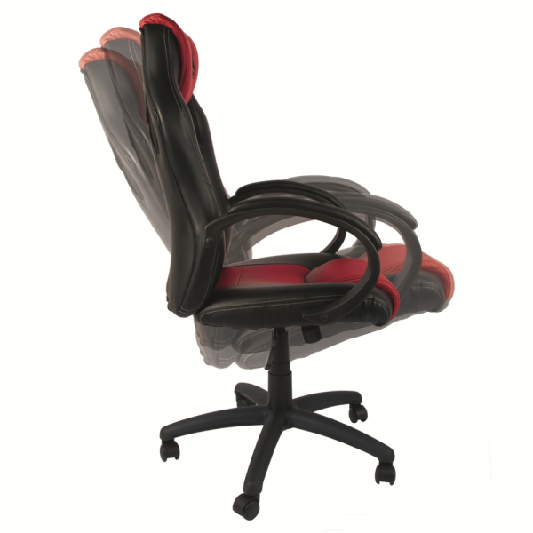 Konix Drakkar KX DK JOTUN GAMING CHAIR Silla para videojuegos universal Asiento acolchado Negro, Rojo