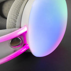 Auriculares mars gaming mh - glow jack 3.5mm rgb rosas