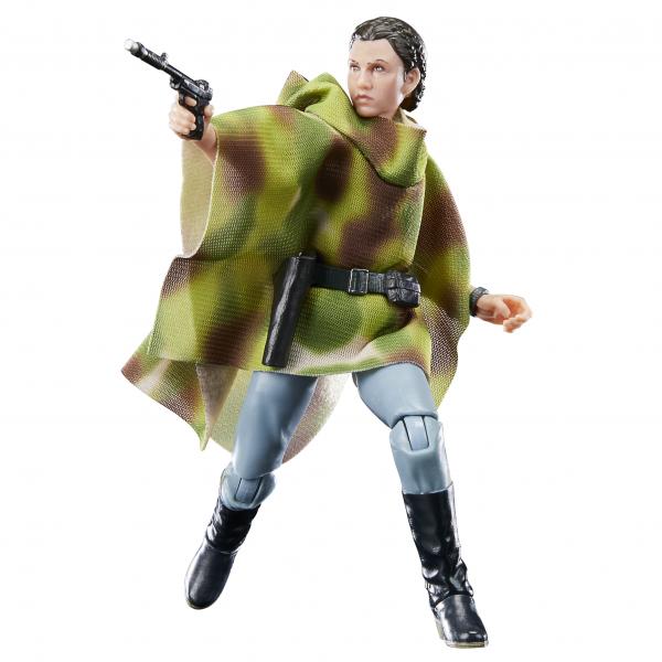 Figura hasbro the black series 40th aniversario star wars: return of the jedi - princesa leia (endor)