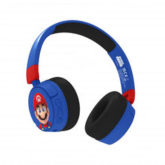 Auriculares Otl Wireless Bluetooth Headphone Super Mario Azul (movil/tablet)