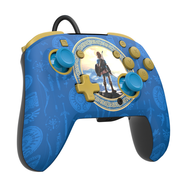 Mando Pdp Rematch Wired Controller Zelda Hyrule Blue ( Switch 2 )