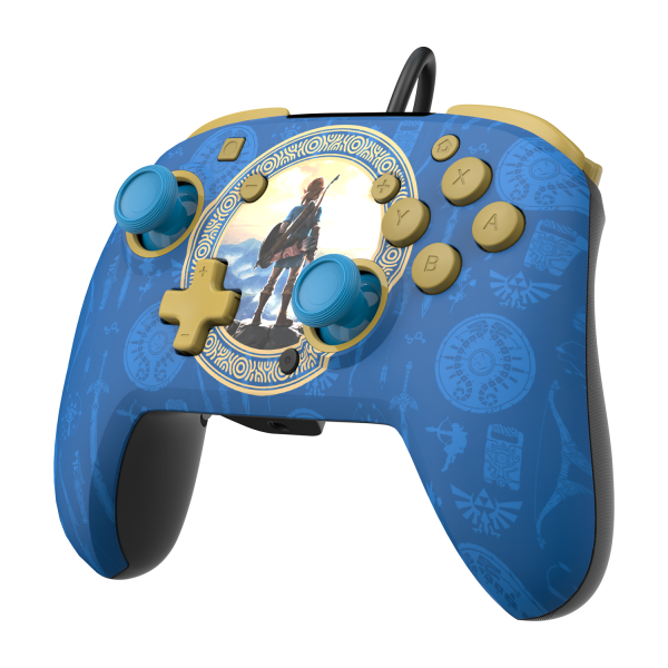 Mando Pdp Rematch Wired Controller Zelda Hyrule Blue ( Switch 2 )