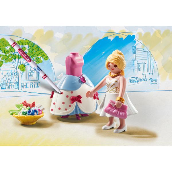 Playmobil color diseadora de moda