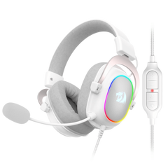 Redragon - Zeus X Auricular Gaming Rgb Virtual 7.1 Usb Micrófono Blanco
