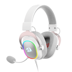 Redragon - Zeus X Auricular Gaming Rgb Virtual 7.1 Usb Micrófono Blanco