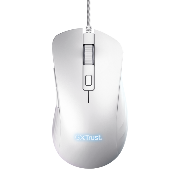 Raton Gaming Gxt924 Ybar+ Blanco Rgb Trust