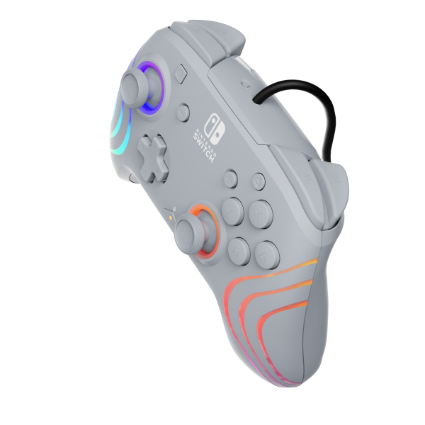Mando Pdp Afterglow Wave Wired Controller Grey (gris) ( Switch 2 )