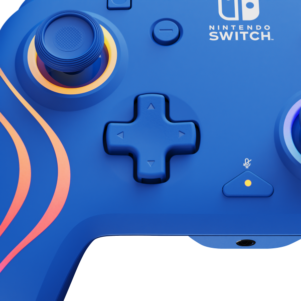 Mando Pdp Afterglow Wave Wired Controller Blue (azul) ( Switch 2 )