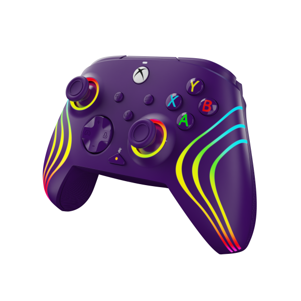 XBOX SERIES X Pdp Afterglow Wave Wired Controller Purple (purpura) + Game Pass 1 Mes (xbone)