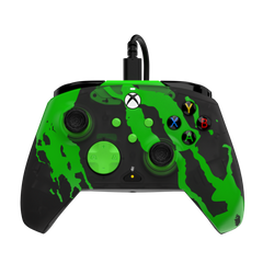 XBOX SERIES X Pdp Wired Controller Rematch Glow Jolt Green (xbone) (glow In The Dark)