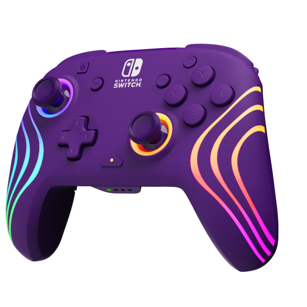 Mando Pdp Afterglow Wave Wireless Controller Purple (morado) ( Switch 2 )