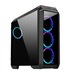 Caja Gaming Chieftec Stallion Ii Rgb Negro Cristal Templado Pn: Gp-02b-uc-op Ean: 0753263078261