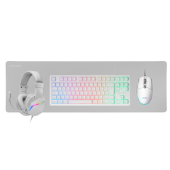 Mars Gaming Combo Gaming Mcp-rgb3w 4en1 Blanco