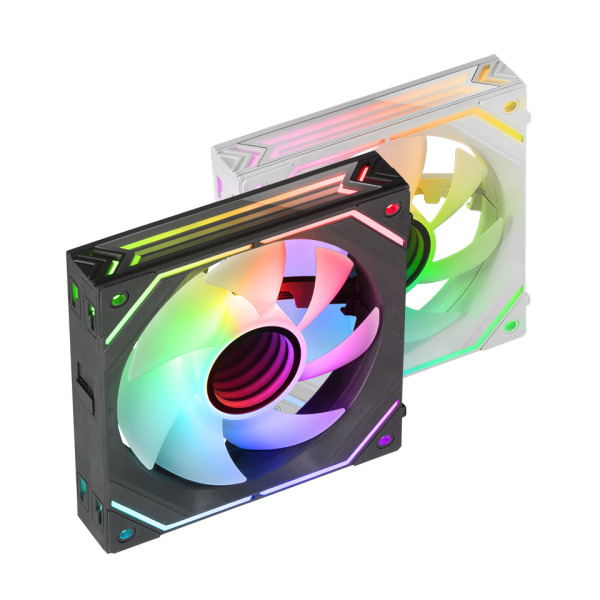 Mars Gaming MF-LINKFINITY ARGB 120mm PWM Negro Modular