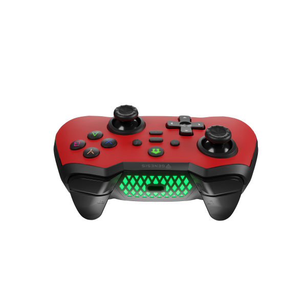 Gamepad Genesis Mangan 400 Wireless (for Pc/switch/mobile) Rojo