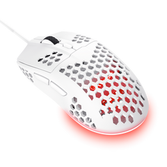 Mouse Trust Gxt928w Helox Usb Ultraligero Gaming Color Blanco