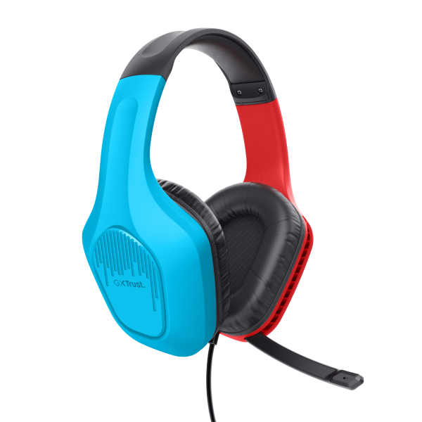 Auricular Gaming Gxt416s Zirox Rojo/azul Trust