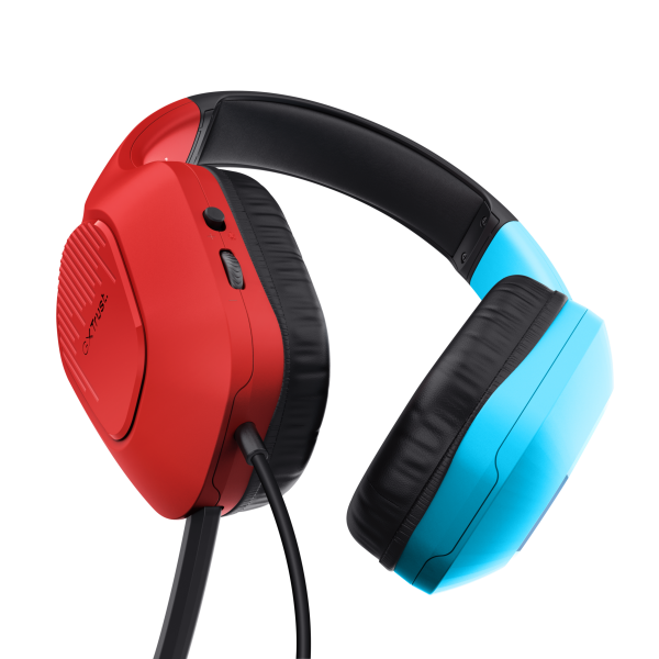 Auricular Gaming Gxt416s Zirox Rojo/azul Trust