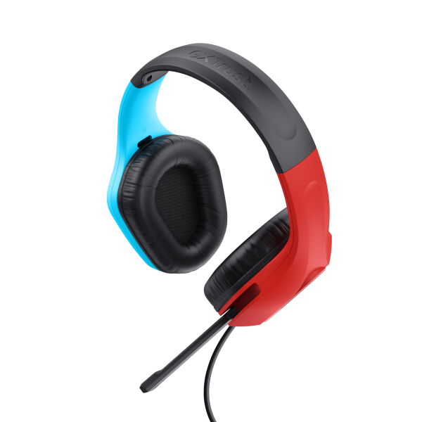 Auricular Gaming Gxt416s Zirox Rojo/azul Trust