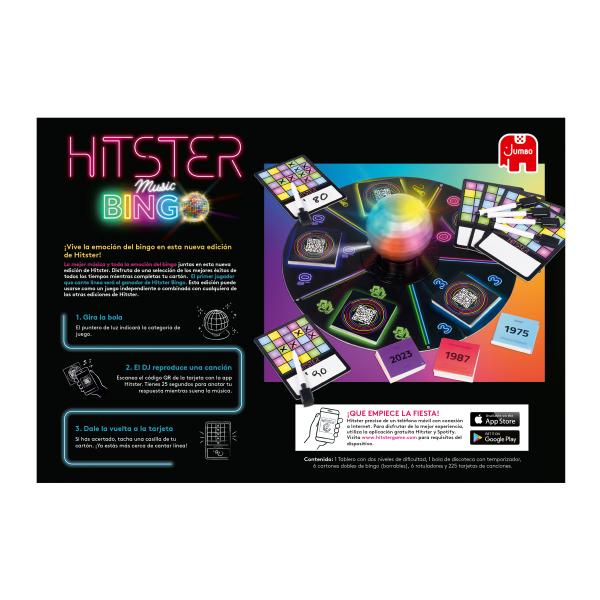 Juego de mesa hitster bingo