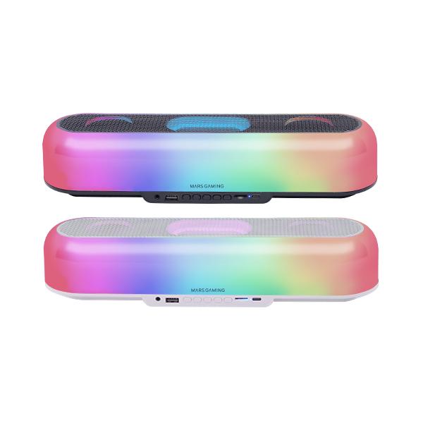 Mars Gaming MSB-ORB RGB 20W Bluetooth 5.3 Blanco