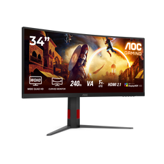 Monitor Gaming Aoc Curvo Wqhd 180hz Cu34g4