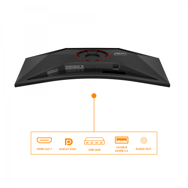 Monitor Gaming Aoc Curvo Wqhd 180hz Cu34g4