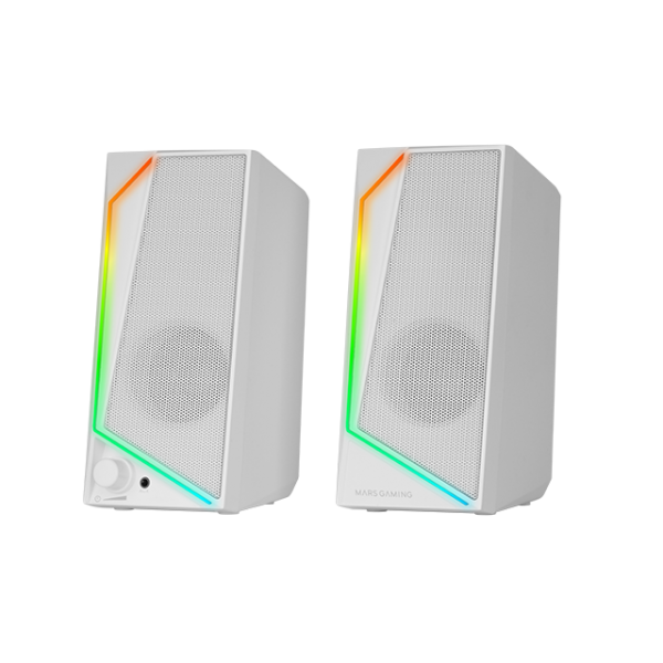 Altavoces Gaming Ms72 Rgb Blanco Mars Gaming