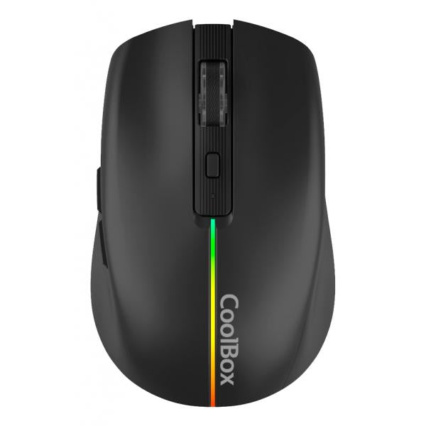 Raton Wireless Coolbox W01 Rgb Gaming Negro Pn: Coo-mou-w01-b Ean: 8436624420030