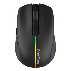 Raton Wireless Coolbox W01 Rgb Gaming Negro Pn: Coo-mou-w01-b Ean: 8436624420030