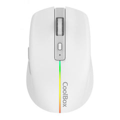 Raton Wireless Coolbox W01 Rgb Gaming Blanco Pn: Coo-mou-w01-w Ean: 8436624420047