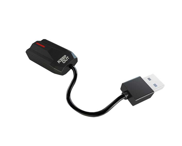 Tarjeta Sonido Gaming 7.1 Usb Keepout