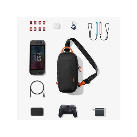 Mochila Tomtoc Nintendo Switch 2 Gameon G49 Black