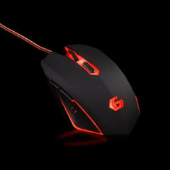 Raton Gaming Gembird Usb Negro/rojo