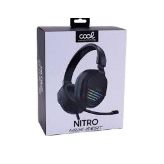 Auriculares Gaming Cool Nitro Adapt. Audio Black