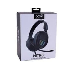 Auriculares Gaming Cool Nitro Adapt. Audio Black