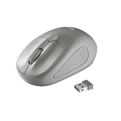 Ratón Trust Wireless Mouse Primo - Grey (sensor Optico De 1.000 - 1.600 Ppp Reales)