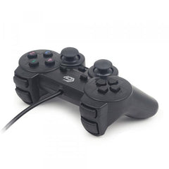 Mando PC Gaming Gembird / Dual Vibracion / Cable 1.8m / Negro / JPD-UDV-01