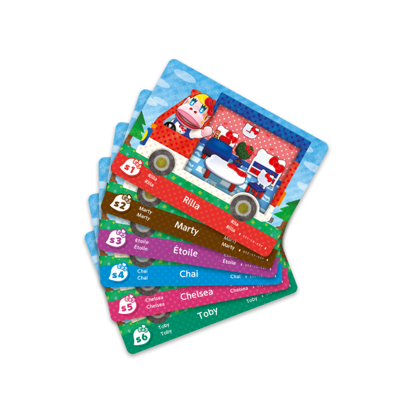 Pack 6 Tarjetas Amiibo Animal Crossing New Leaf (hello Kitty)