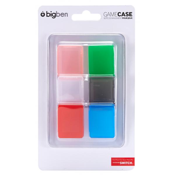 Funda Bigben Game Case (set De 6 Cajas Para Cartuchos)
