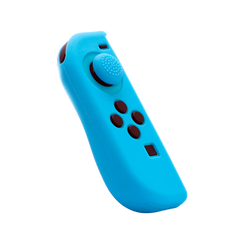Funda de silicona Fr-tec Silicone + Grip For Joy-con Izquierdo (let) Azul
