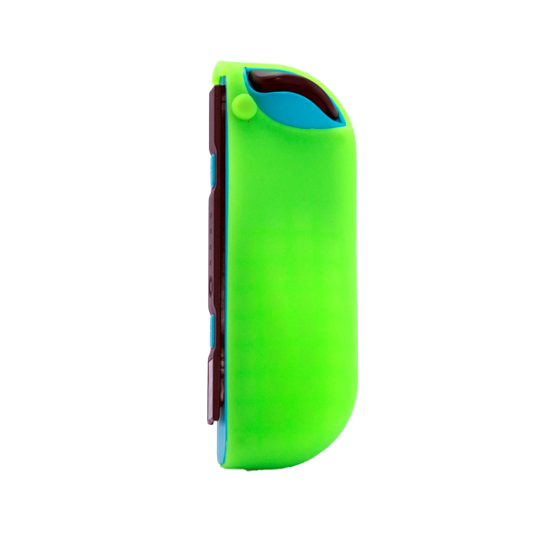 Funda de silicona Fr-tec Silicone + Grip For Joy-con Izquierdo (left) Verde