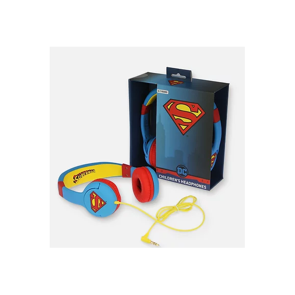 Auriculares Otl Wired Headphones Superman (ps4/xbox/switch/movil/tablet) (3-7 Aos)