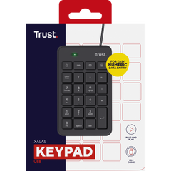 Teclado Trust Xalas Usb Numeric Keypad