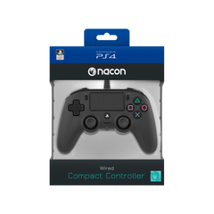 Mando Gamepad Nacon Compact para PS4 Negro