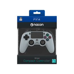 Accesorio Nacon Wired Compact Controller Grey Oficial (gris) Playstation 4 PS4