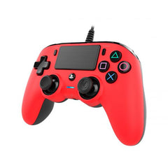 Mando Gamepad Nacon Compact para PS4 Rojo